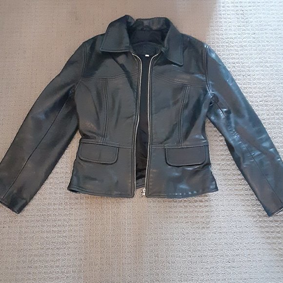 Rudsak Genuine Leather Black Jacket. S/M- Excellent Condition - Picture 3 of 12